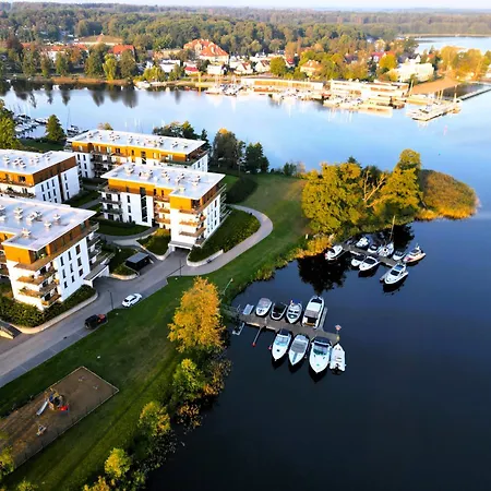 Marina Deluxe - Najwiekszy Na Marinie Widok Na Jezioro, Winda, 2 Balkony, Klima Appartement