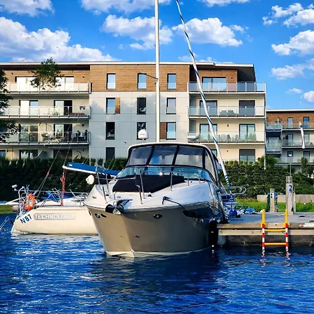 Marina Deluxe - Najwiekszy Na Marinie Widok Na Jezioro, Winda, 2 Balkony, Klima