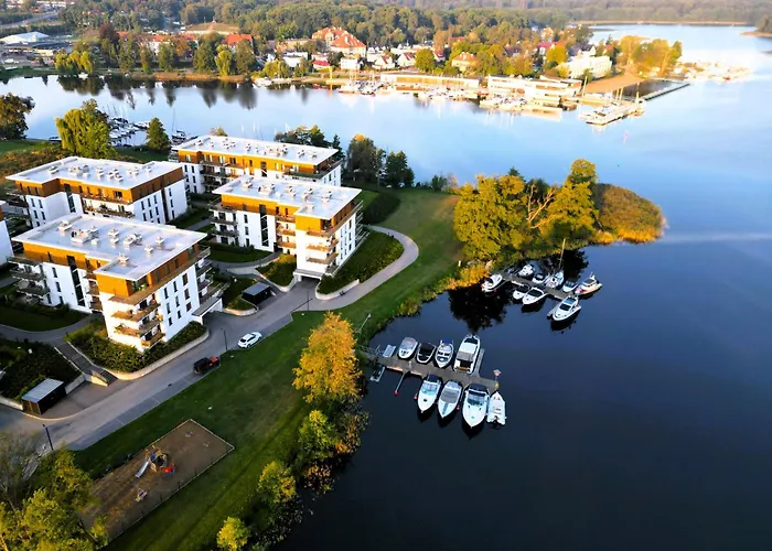 Marina Deluxe - Najwiekszy Na Marinie Widok Na Jezioro, Winda, 2 Balkony, Klima Apartment
